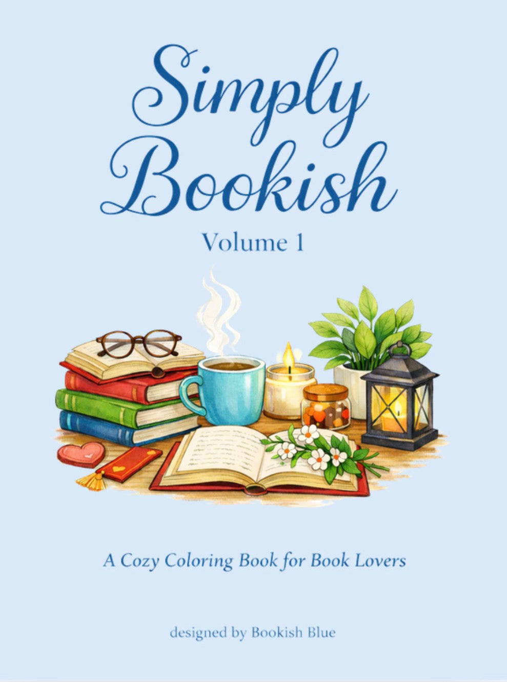 Simply Bookish Coloring Book