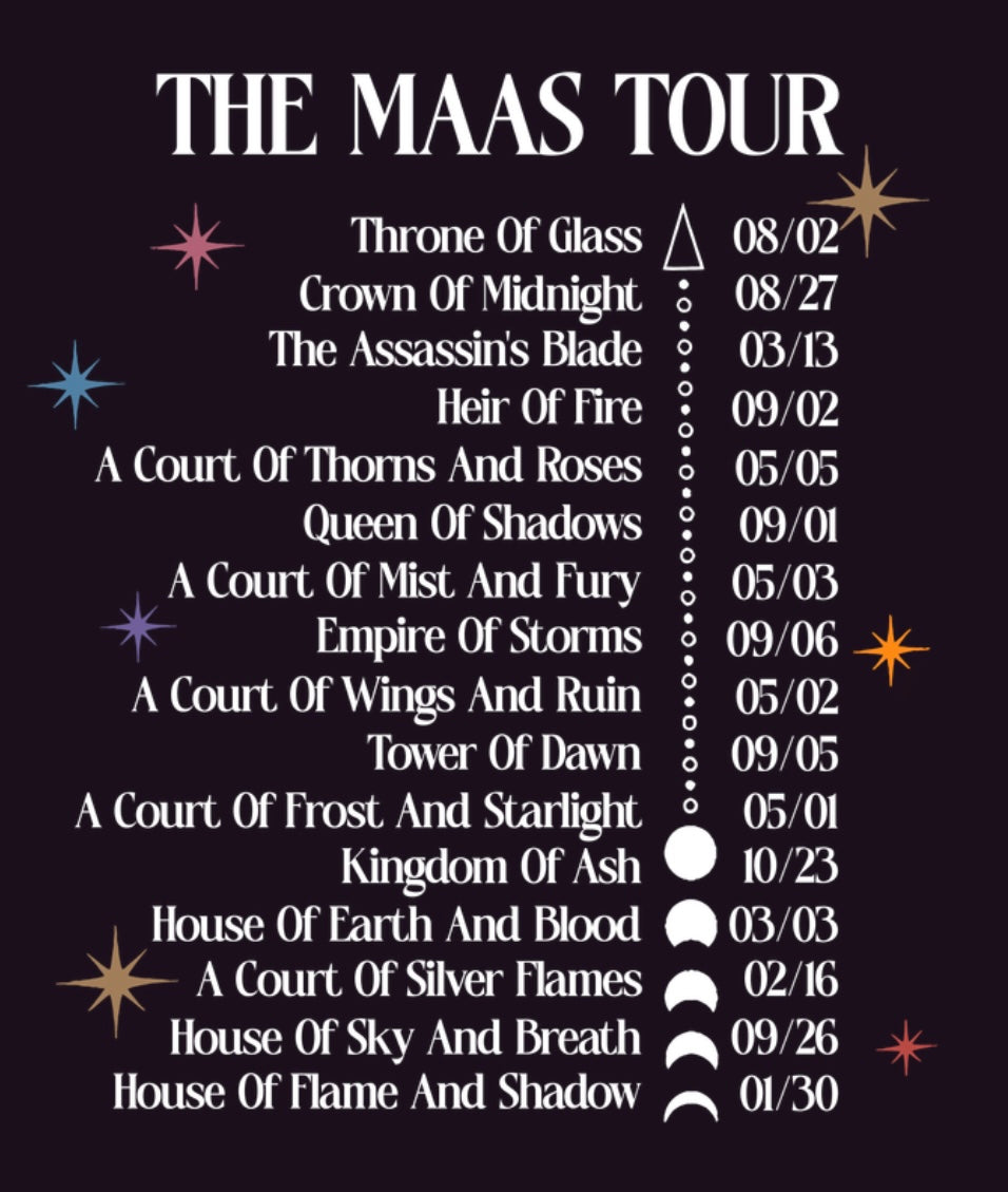 ACOTAR THE MAAS TOUR T-Shirt