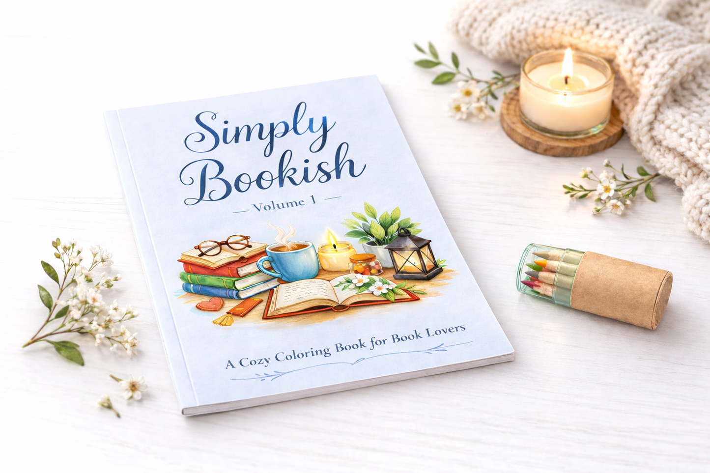Simply Bookish Coloring Book